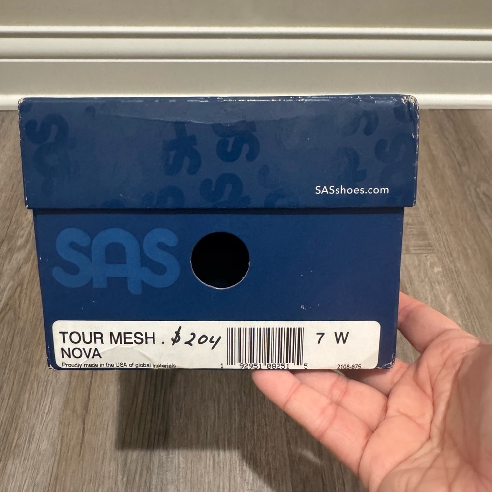 SAS Tour Mesh Nova Black Comfort Walking Sneakers - Picture 13 of 13
